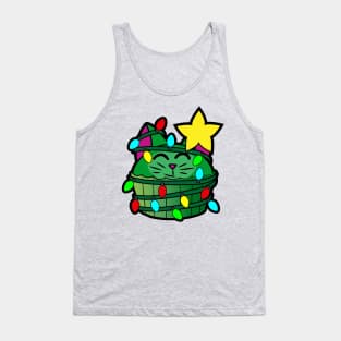 Catcake Christmas Tree! Ho Ho Ho! Tank Top